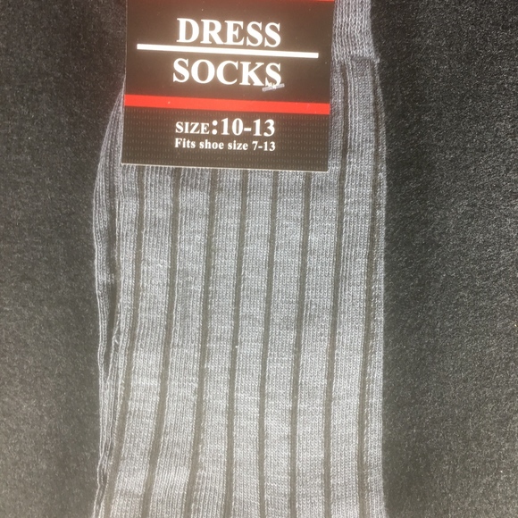 7 PAIRS CREW DRESS SOCKS SIZE 10-13 - Picture 4 of 8